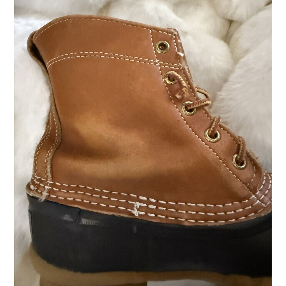 Vtg LL Bean Maine Women’s 8 L Hunting Snow Rain Duck Boots 6” Made In USA - Picture 8 of 13